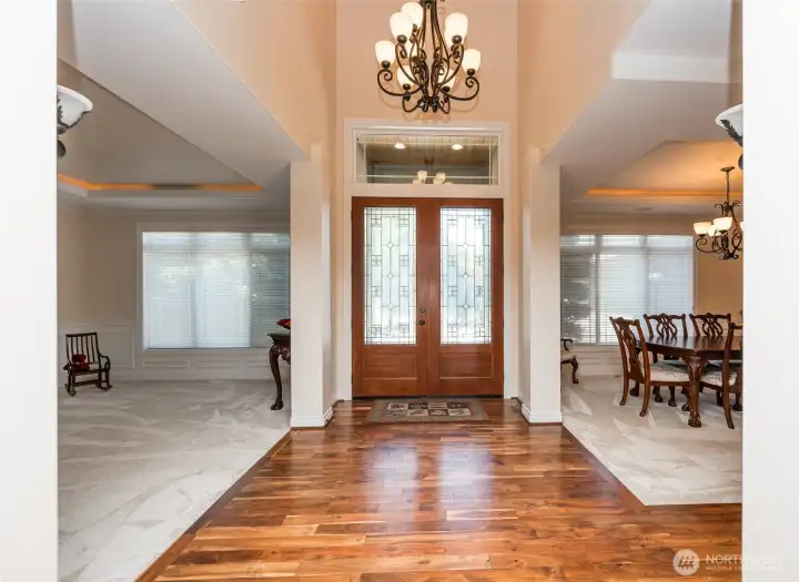 New carpet with upgraded padding - Acacia hardwoods at your entry New carpet with upgraded padding - Acacia hardwoods at your entry