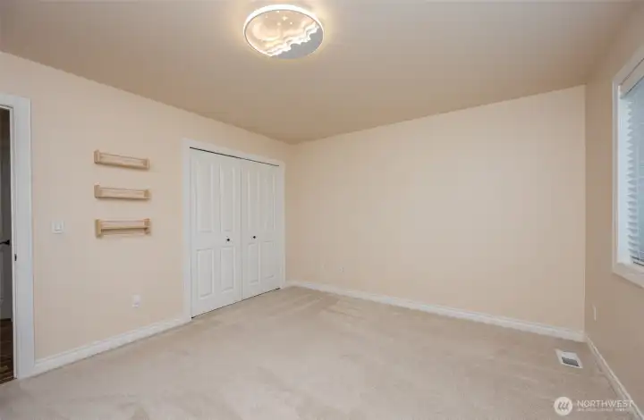 Guest bedroom with new carpet Guest bedroom with new carpet