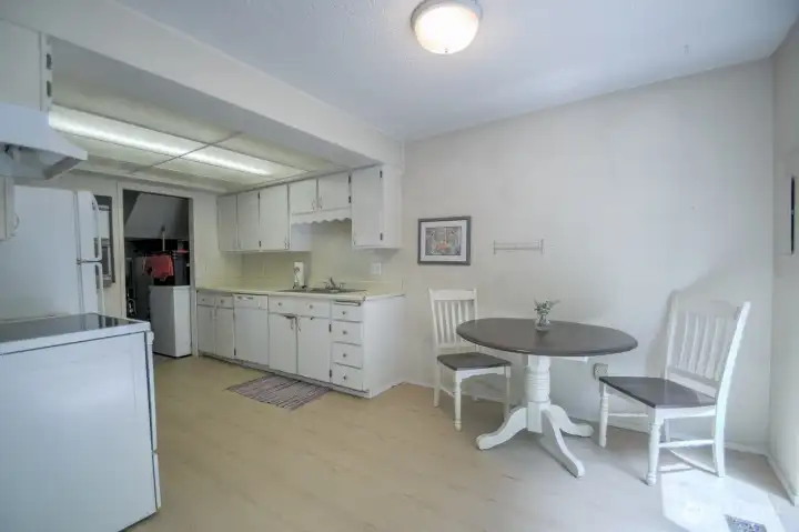 New flooring in kitchen