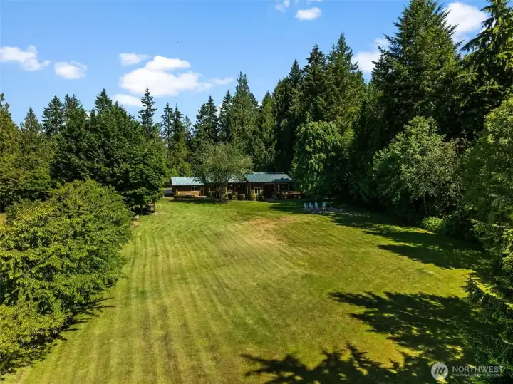 Nice flat yard to enjoy