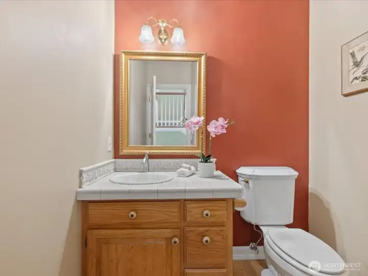 Main floor half bath