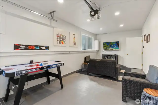 Garage is converted into a play room