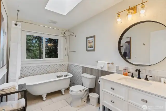 Cute bathroom on main floor
