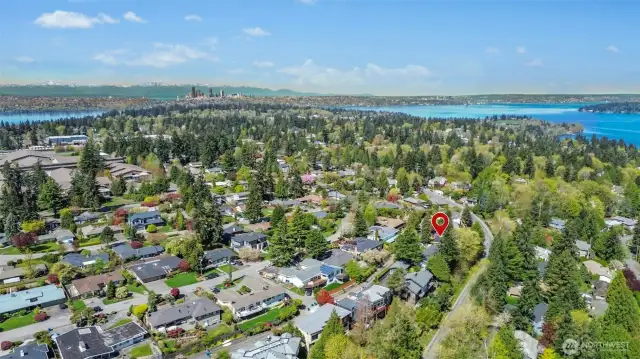 Prime location just minutes from Seattle & Bellevue