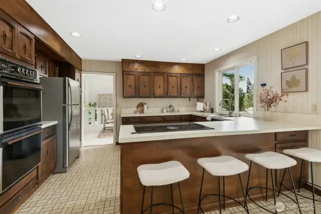 Kitchen with eating space