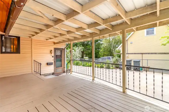 Covered Back Deck