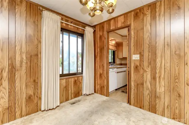 Dining Room into Kitchen