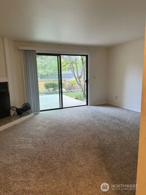 Sliding door to patio