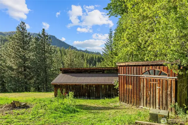 Barn and outbuildings with beautiful views