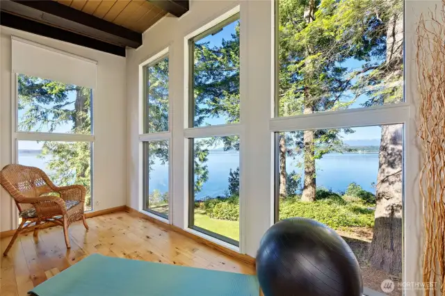 Quiet space to reflect, relax.