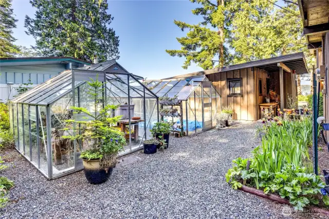 For the garden enthusiast, enjoy your green houses.