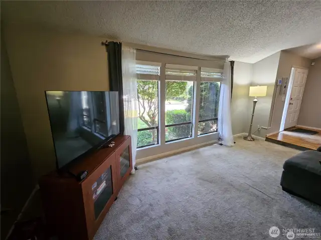 Living Room with Real Wood flows to Kitchen Entrance Xlarge Foyer