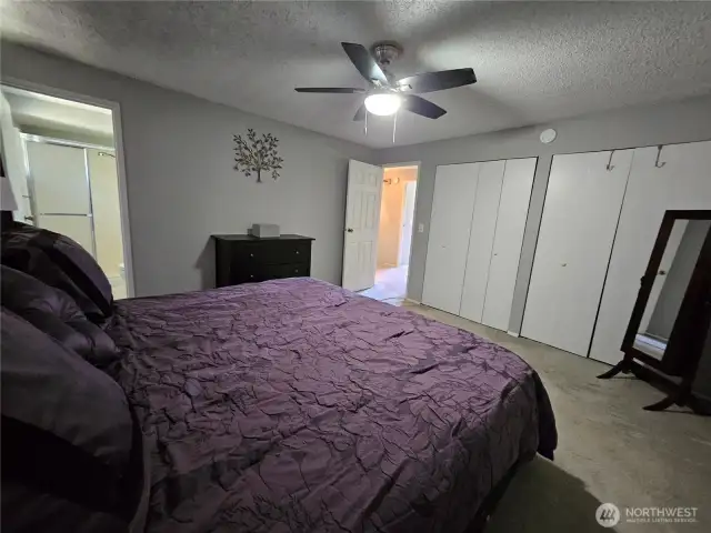 Master Bedroom with Twin Separate Closets