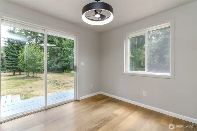 Informal eating area in Kitchen
