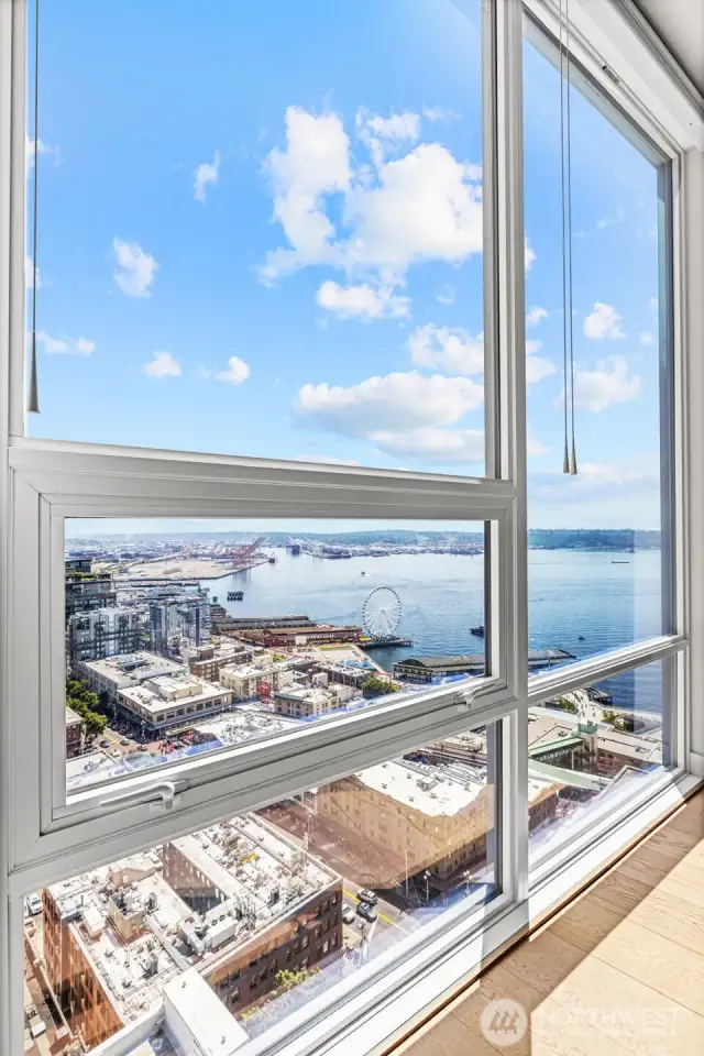 Breathtaking views from the unit.