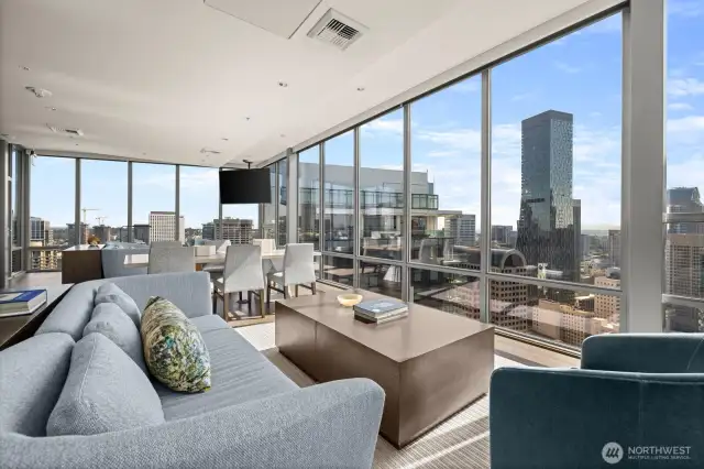 The city view room is another space on the 39th floor that you can reserve and host your own parties or use as a conference room.