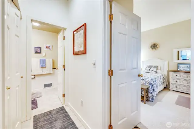 Guest and 3/4 bathroom located next to the second bedroom
