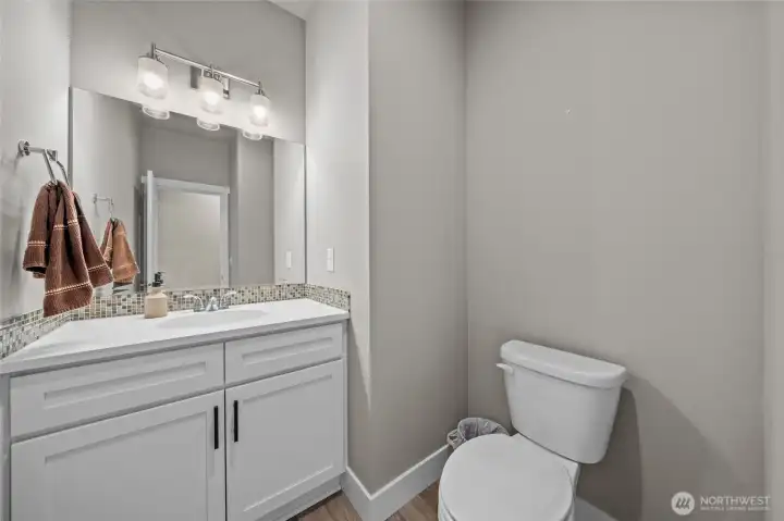 Half bath downstairs