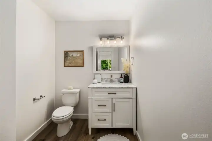 Half bath for guests on main