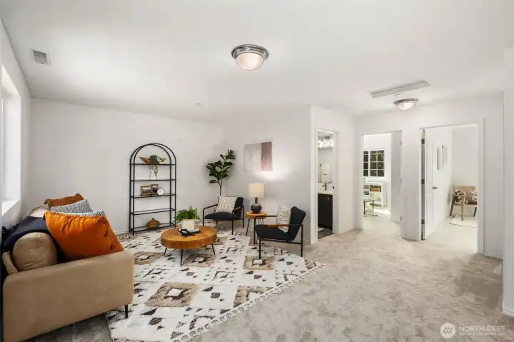 Bonus rec room upstairs.