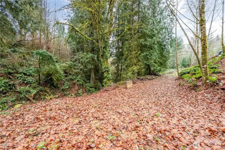 large flat creek side area