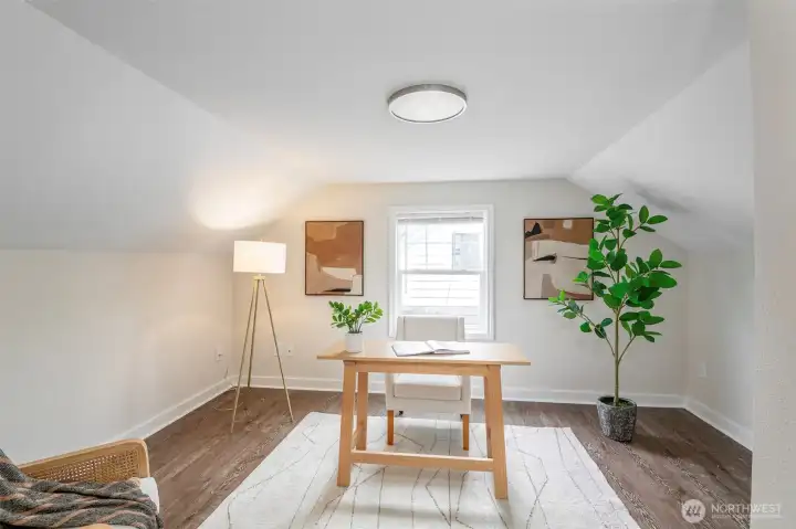 Versatile bonus space perfect for office, playroom, or flex use.