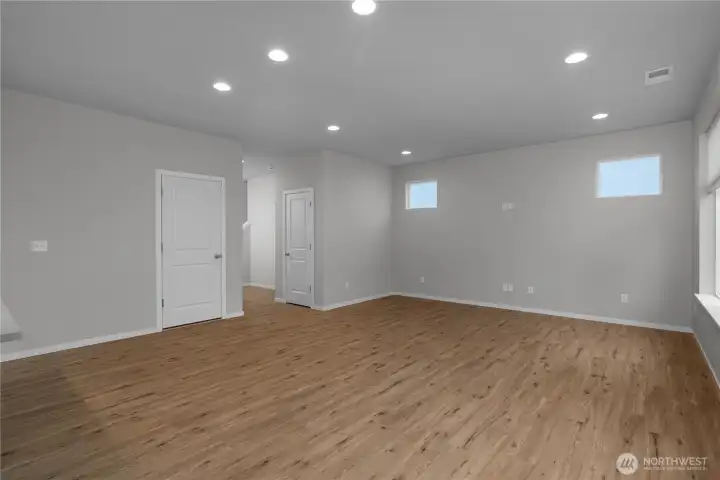 Seamless connection between living and kitchen spaces—ideal for gatherings and modern living.