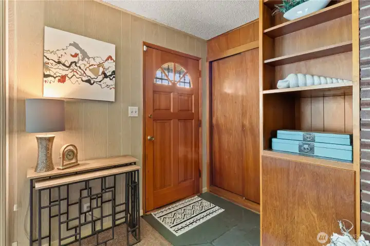 Front door opens into the living room.