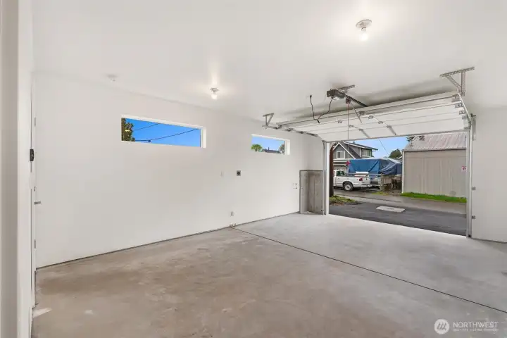 Garage view 1