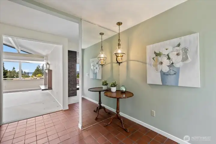 Entry looking toward living room