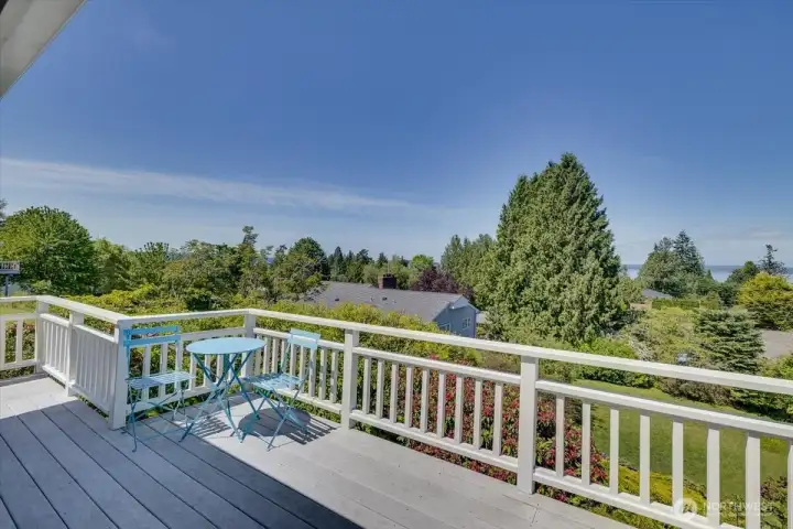 deck off the primary bedroom