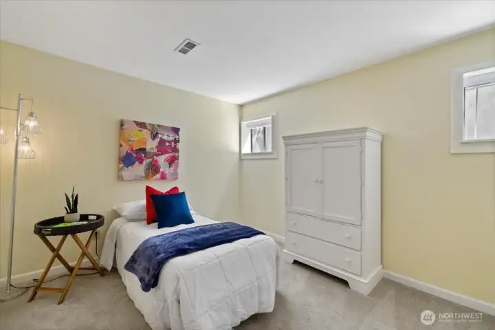 lower level bedroom or office