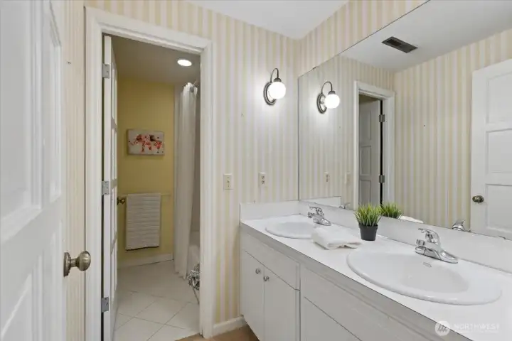 full bath on lower level