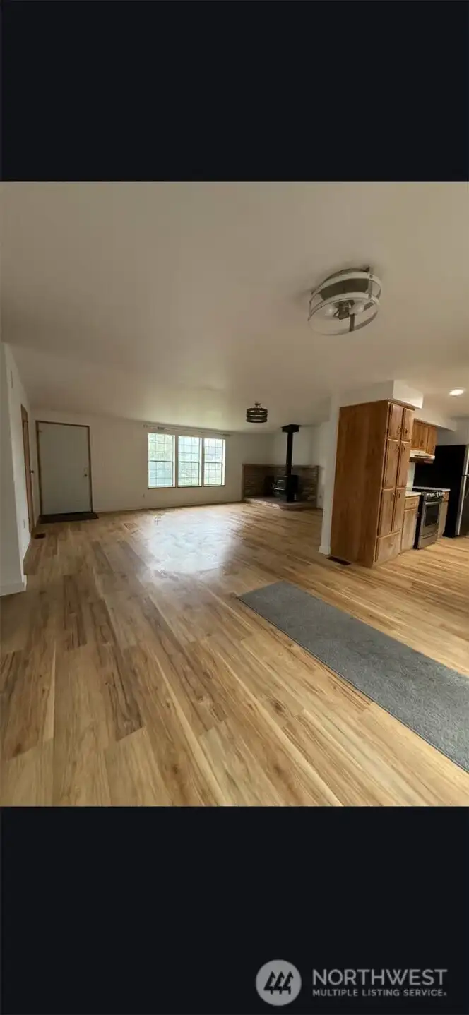 Back entry looking at Front door/living room