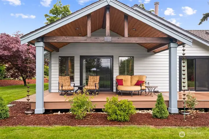 Here's a taste of the backyard amenities. Including this Timberline Patio Cover added along with brand new Trek Deck in 2021 - at a cost of over $71,000! 50 Year Warranty on Materials. Once you see the rest of this backyard, you'll want to come and see the whole property! Here's a taste of the backyard amenities. Including this Timberline Patio Cover added along with brand new Trek Deck in 2021 - at a cost of over $71,000! 50 Year Warranty on Materials. Once you see the rest of this backyard, you'll want to come and see the whole property!