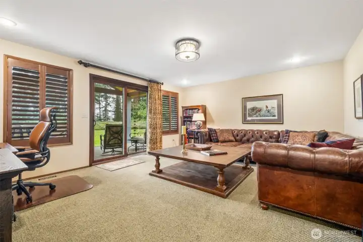 Adjacent to the family room is this SUPER-sized bonus room, currently used as another living space/office and game room. When this current seller purchased this home, it was used as a bedroom. This is the 4th bedroom, as the home has a 4 bedroom septic. Adjacent to the family room is this SUPER-sized bonus room, currently used as another living space/office and game room. When this current seller purchased this home, it was used as a bedroom. This is the 4th bedroom, as the home has a 4 bedroom septic.