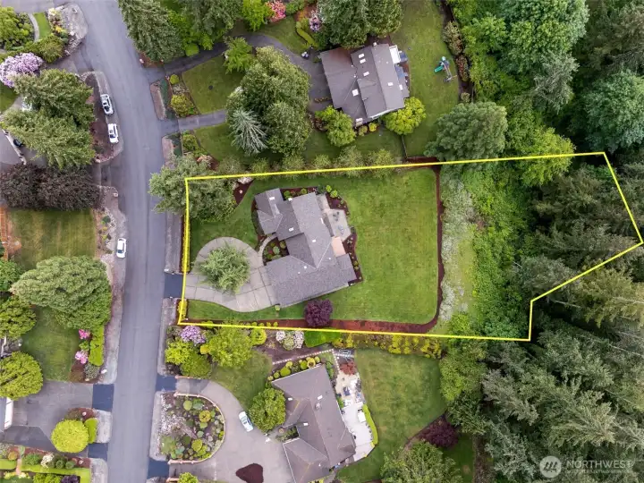 Another view of property lines. Another view of property lines.