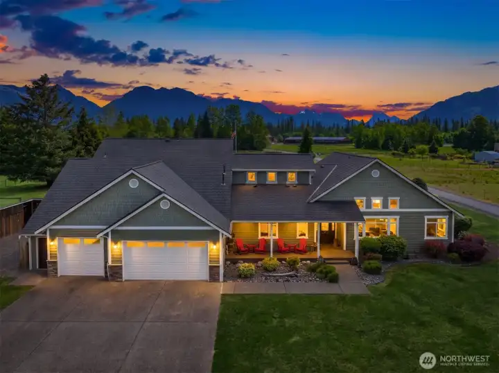 Welcome to Flycaster Estate. Skykomish Riverfront Property Set On 10 Acres.
