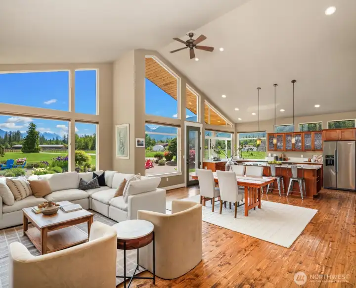 Wide open layout for easy entertaining and plenty of space to host all your favorite people.