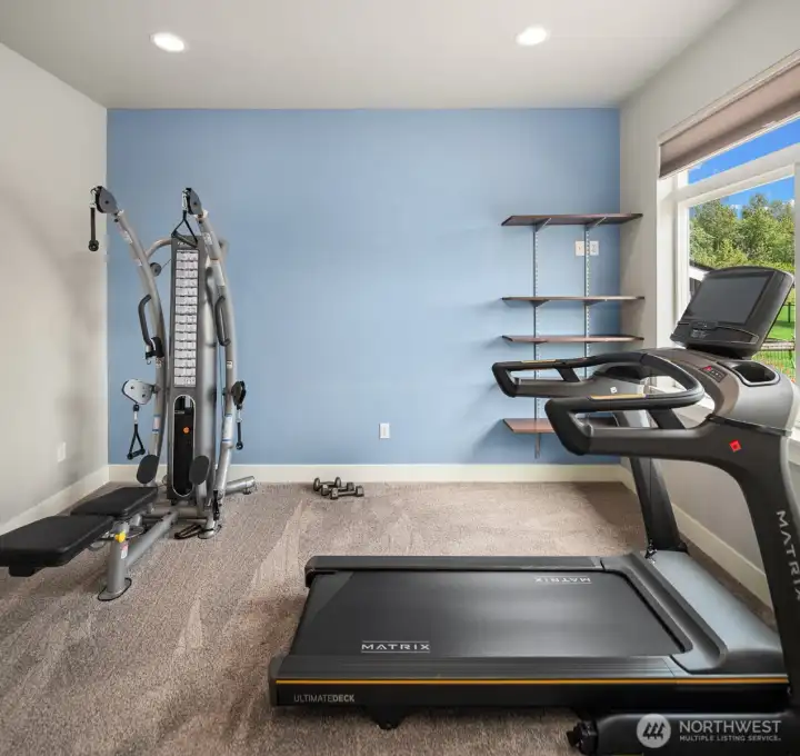 Bonus room off primary bathroom, could be a work-out room, second office space, or hobby room.