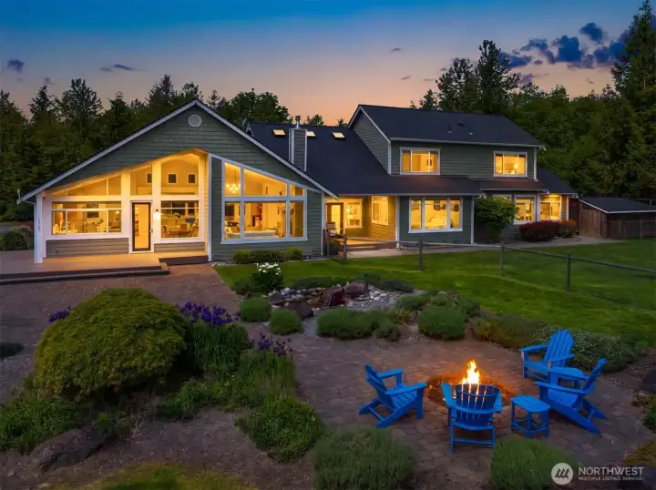 Dog-run located off the back deck of home. Perfect place for furry friends to stretch their legs.