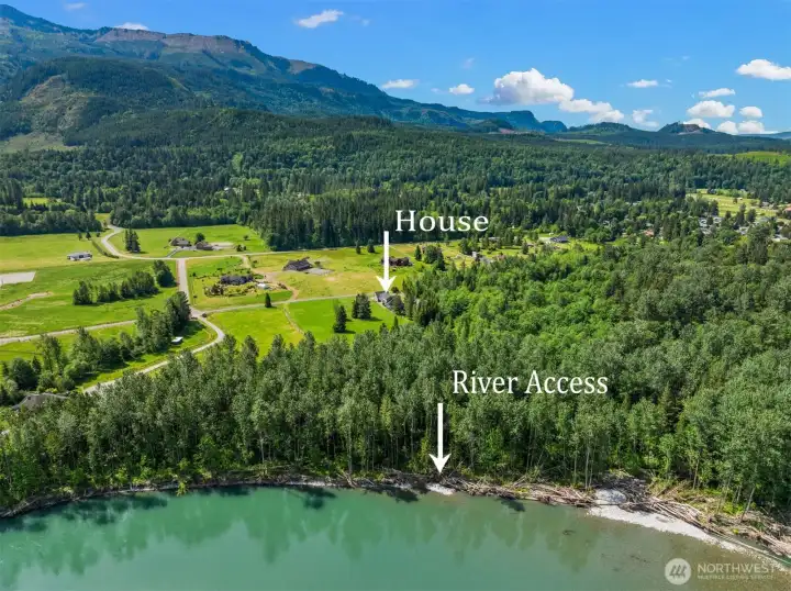 Property has 350ft of Skykomish riverfront, there is a river access trail on the property, follow the signs while you're here to check it out.
