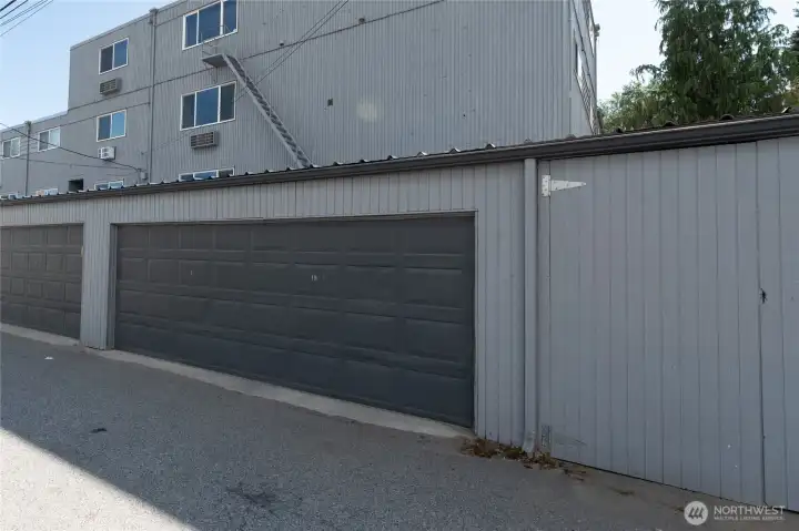 Garage and Private Storage on the right