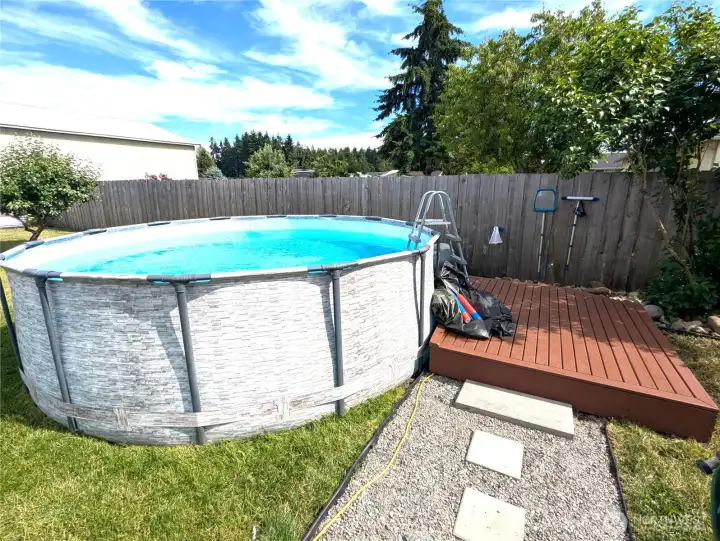 Pool Included with new deck