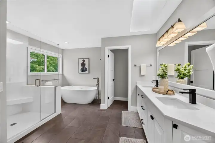 Spa-like primary bathroom Spa-like primary bathroom