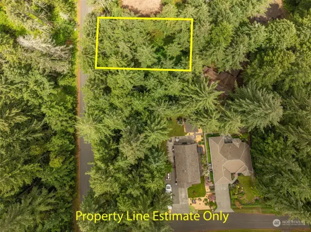 Estimated property lines