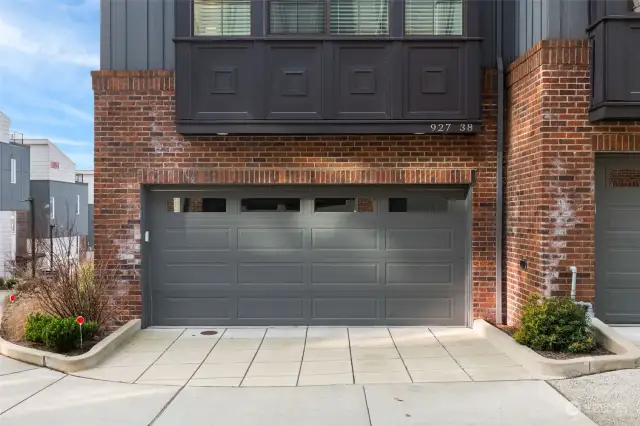 Two car garage.