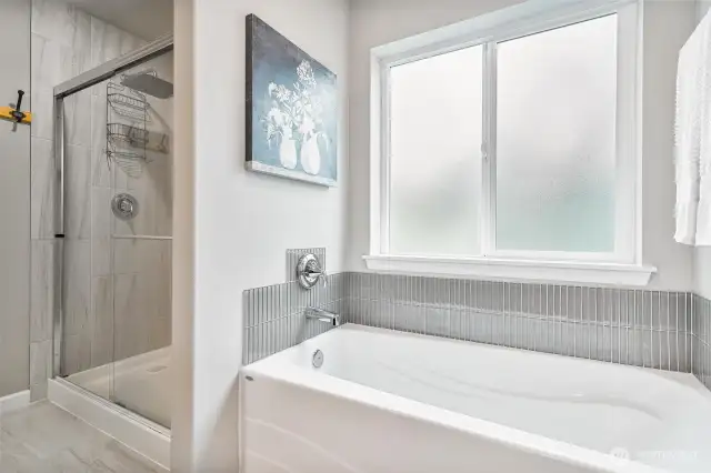 Primary Bath with 5 Piece Suite