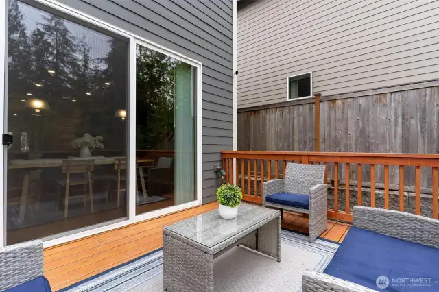 Backyard and Deck