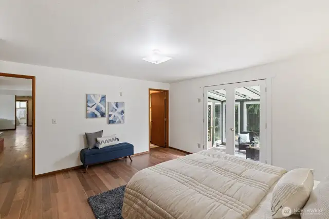 Primary Bedroom to Sunporch